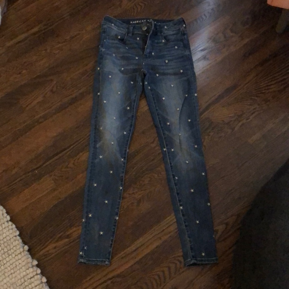 American Eagle hi-rise skinny jeans